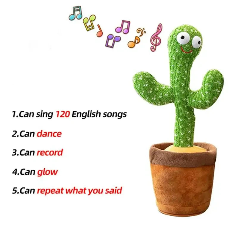 Dancing Cactus Buddy – Sing, Talk & Wiggle Plush